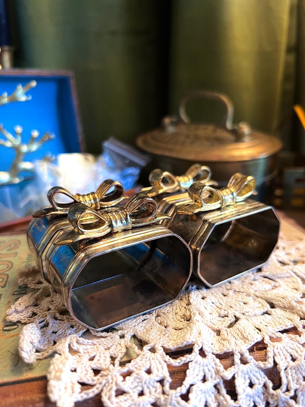 Vintage Silverplate Centurion Collection Napkin Rings - Set of 4